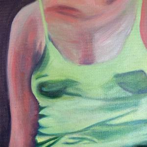 La femme au débardeur, de Mylène Gandon The Art Cycle