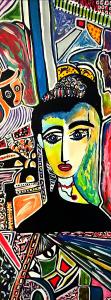 La fille au collier rouge, de Nancy Gabel The Art Cycle