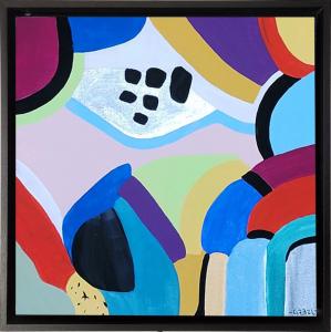 Lune et arc en ciel, de Nancy Gabel The Art Cycle