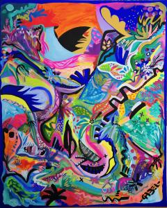Paysage imaginaire 3, de Nancy Gabel The Art Cycle