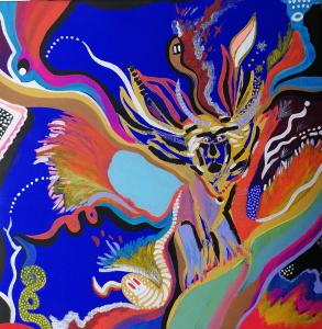 Peinture unique Chimère, de Nancy Gabel The Art Cycle