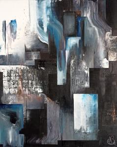 L heure bleue XI, de Natasha Bertin The Art Cycle