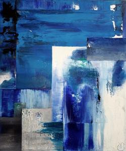 L heure bleue III, de Natasha Bertin The Art Cycle