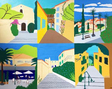 Bormes les Mimosas, de Odile Raoul The Art Cycle