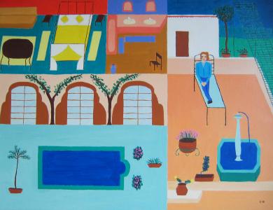 La Maison bleue, de Odile Raoul The Art Cycle
