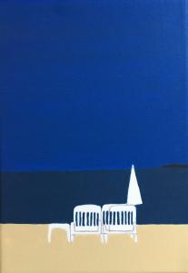 Plage des Issambres de nuit, de Odile Raoul The Art Cycle