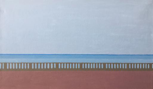 Un balcon sur la mer, de Odile Raoul The Art Cycle