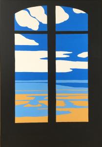 Une fenêtre sur la plage, de Odile Raoul The Art Cycle