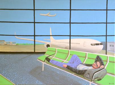 Stuck in the Airport, de Olivier Moreau The Art Cycle