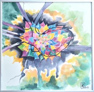 99 pétales du coeur, de Pascale Hulin The Art Cycle