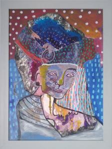 La dame coiffée, de Pascale Hulin The Art Cycle