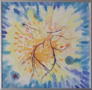 Ligthly heart, de Pascale Hulin The Art Cycle