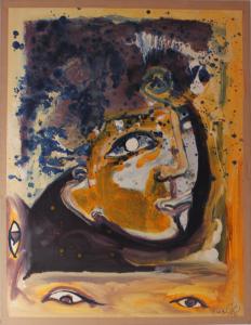 Portrait jaune, de Pascale Hulin The Art Cycle