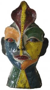 Tête naja, de Pascale Hulin The Art Cycle