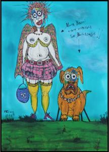 M Bellucci a fait empailler son bouledog, de Pierre Soufflet The Art Cycle