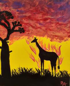 La savane brûle, de Pascale Lavoillotte Maiga The Art Cycle