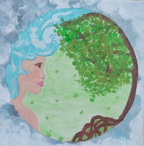L humanité appartient à la Nature, de Pascale Lavoillotte Maiga The Art Cycle