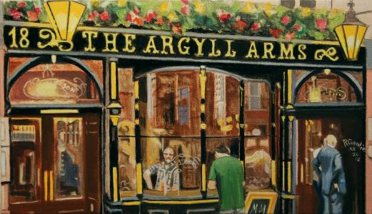 N1038 The Argyll Arms 1 , de Rosine Cavalié The Art Cycle