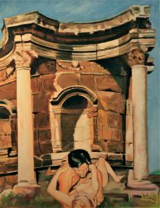 N108 Baalbek Temple de Vénus 1, de Rosine Cavalié The Art Cycle