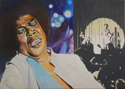 N945 Sarah Vaughan, de Rosine Cavalié The Art Cycle
