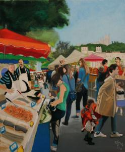 N989 Le marché, de Rosine Cavalié The Art Cycle