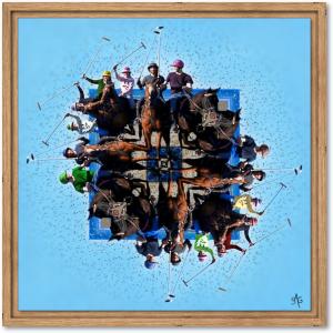Beach polo, de Sabine Guez The Art Cycle
