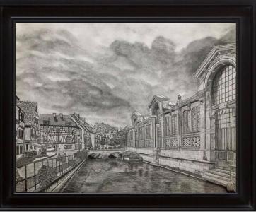 Colmar Le marché couvert, de Sandrine Piegay The Art Cycle