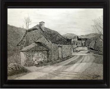 Hameau Aveyronnais : Manhaval , de Sandrine Piegay The Art Cycle