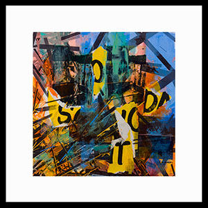 Fragmentation et chaos digigraphie, de Scowcza . The Art Cycle