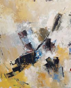 Bleu au milieu, de Sigrid Menage The Art Cycle