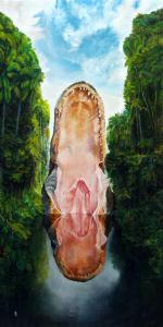 Le gardien alligator, de Simon Levasseur The Art Cycle