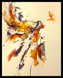 A l'aube, le feu, de Solene Tartivelle The Art Cycle