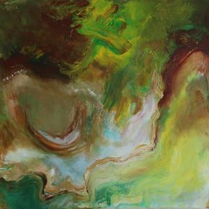 Urgence de joie Kaki, de Stella Polare Artiste The Art Cycle