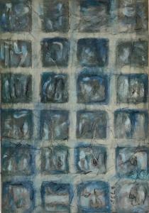 Lettres bleues, de Sylvia Elharar Lemberg The Art Cycle
