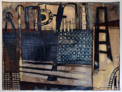 Sur la voie, à Noisy-le-Sec, de Sylvia Elharar Lemberg The Art Cycle