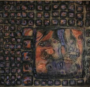 Tétragrammes violets, de Sylvia Elharar Lemberg The Art Cycle
