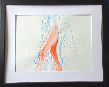 Lacoste la femme au chateau de Sade, de Thierry Démure Di Nicola The Art Cycle