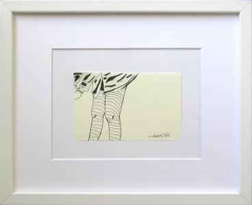 Sortie de la messe penchée vers son bébé, de Thierry Démure Di Nicola The Art Cycle