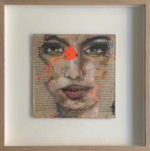 Orange splash, de Valerie  Dorelle The Art Cycle