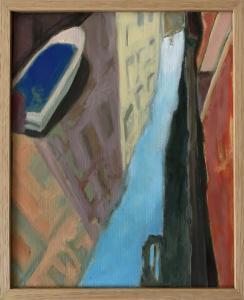 Venise la barque, de Vidia Ganase The Art Cycle