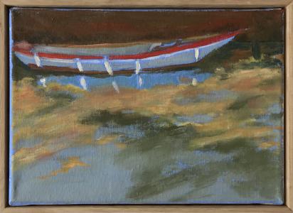 Venise la barque bleue, de Vidia Ganase The Art Cycle
