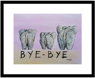 Bye Bye Elephant, de Wabyanko . The Art Cycle