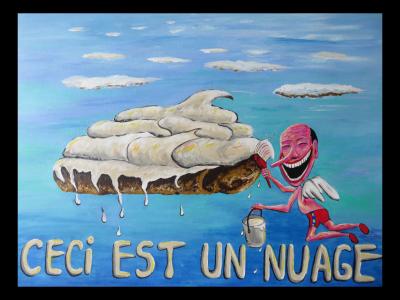 Ceci est un nuage, de Wabyanko . The Art Cycle