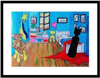 Chambre enfant zone de guerre, de Wabyanko . The Art Cycle