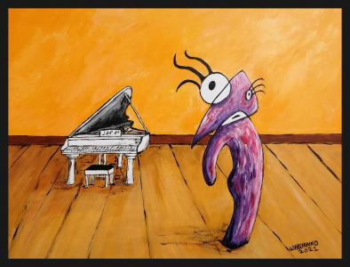 Comment jouer du Piano, de Wabyanko . The Art Cycle