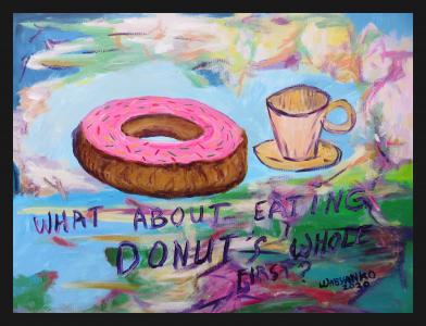 Et si on mangeait des Donuts, de Wabyanko . The Art Cycle