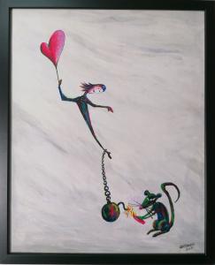 Homme Poétique rat explosif, de Wabyanko . The Art Cycle