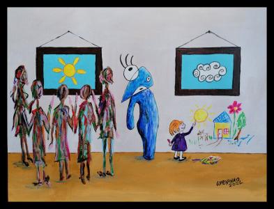 Ma première exposition d Art, de Wabyanko . The Art Cycle
