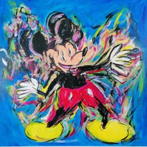 Mickey Abstraction graffiti, de Wabyanko . The Art Cycle