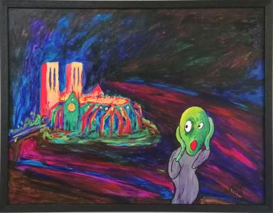 Notre Dame de Paris le cri, de Wabyanko . The Art Cycle